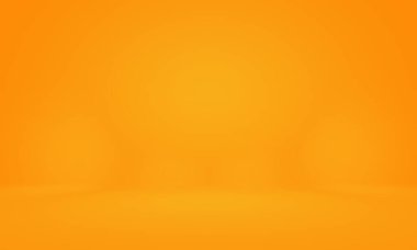 Soyut pürüzsüz Turuncu arkaplan tasarımı, stüdyo, oda, web şablonu, düz daire eğimli iş raporu.