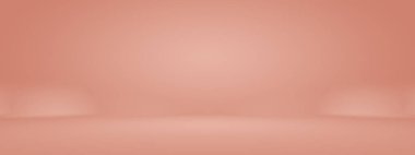 Soyut boş açık pembe stüdyo odası arka planı, ürün gösterimi, afiş, şablon için montaj olarak kullan