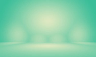 Soyut bulanık yeşil gradyan stüdyosu arka plan, web sitesi şablonu, çerçeve, iş raporu olarak kullanılabilir.