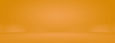 Soyut pürüzsüz Turuncu arkaplan tasarımı, stüdyo, oda, web şablonu, düz daire eğimli iş raporu.