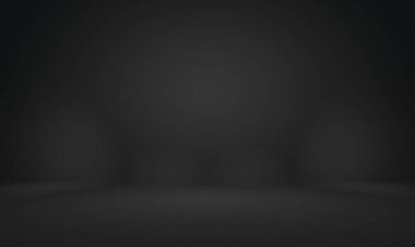 Soyut lüks bulanık koyu gri ve siyah gradyan. Ürünlerinizi sergilemek için arka plan stüdyo duvarı olarak kullanılır.