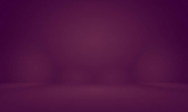Stüdyo Arkaplan Konsepti - ürün için soyut boş ışık gradyanı mor stüdyo odası arka planı