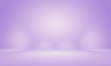 Stüdyo Arkaplan Konsepti - ürün için soyut boş ışık gradyanı mor stüdyo odası arka planı