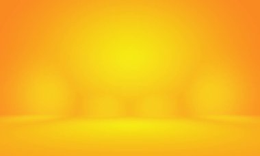 Soyut Lüks Altın Gradyan Stüdyo Duvarı. Arka plan, düzen, afiş ve ürün sunumu olarak kullanılabilir.