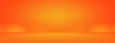 Soyut pürüzsüz Turuncu arkaplan tasarımı, stüdyo, oda, web şablonu, düz daire eğimli iş raporu.