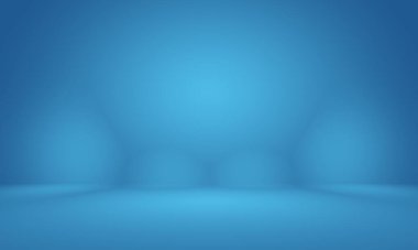 Siyah vignette Stüdyosu ile soyut Koyu Mavi arka plan, iş raporu, dijital, web sitesi şablonu, arkaplan