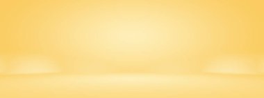 Soyut Lüks Altın Gradyan Stüdyo Duvarı. Arka plan, düzen, afiş ve ürün sunumu olarak kullanılabilir.