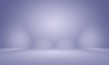 Stüdyo Arkaplan Konsepti - ürün için soyut boş ışık gradyanı mor stüdyo odası arka planı