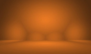 Soyut pürüzsüz Turuncu arkaplan tasarımı, stüdyo, oda, web şablonu, düz daire eğimli iş raporu.