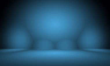 Siyah vignette Stüdyosu ile soyut Koyu Mavi arka plan, iş raporu, dijital, web sitesi şablonu, arkaplan