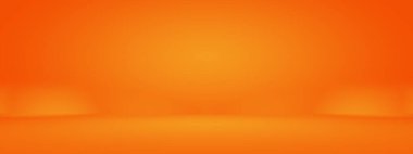 Soyut pürüzsüz Turuncu arkaplan tasarımı, stüdyo, oda, web şablonu, düz daire eğimli iş raporu.