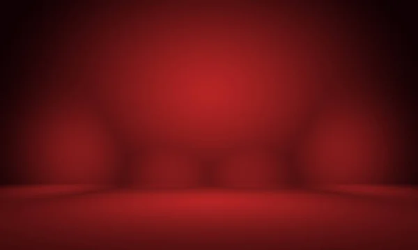 アブストラクト豪華な柔らかい赤の背景クリスマスバレンタインレイアウトデザイン スタジオ ウェブテンプレート 滑らかな円のグラデーションカラーでビジネスレポート — ストック写真