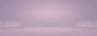 Stüdyo Arkaplan Konsepti - ürün için soyut boş ışık gradyanı mor stüdyo odası arka planı