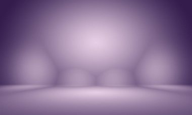 Stüdyo Arkaplan Konsepti - ürün için soyut boş ışık gradyanı mor stüdyo odası arka planı