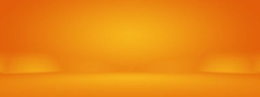 Soyut pürüzsüz Turuncu arkaplan tasarımı, stüdyo, oda, web şablonu, düz daire eğimli iş raporu.