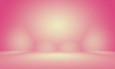 Soyut boş açık pembe stüdyo odası arka planı, ürün gösterimi, afiş, şablon için montaj olarak kullan