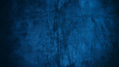 Blue designed grunge concrete texture. Vintage background with space for text or image.