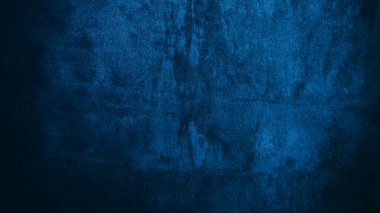 Blue designed grunge concrete texture. Vintage background with space for text or image.