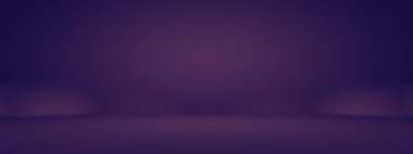 Stüdyo Arkaplan Konsepti - ürün için soyut boş ışık gradyanı mor stüdyo odası arka planı