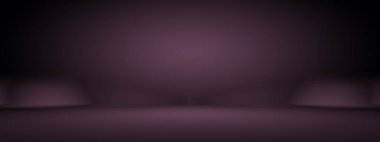 Stüdyo Arkaplan Konsepti - ürün için soyut boş ışık gradyanı mor stüdyo odası arka planı