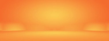 Soyut pürüzsüz Turuncu arkaplan tasarımı, stüdyo, oda, web şablonu, düz daire eğimli iş raporu.