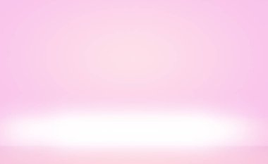 Soyut boş açık pembe stüdyo odası arka planı, ürün gösterimi, afiş, şablon için montaj olarak kullan