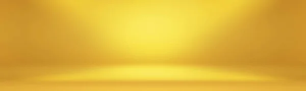 Abstract Luxury Gold Yellow Gradient Studio Wall Well Use Background — Stock Photo, Image