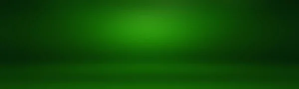 Розкішний Звичайний Зелений Градієнт Абстрактний Студійний Фон Порожня Кімната Простором — стокове фото