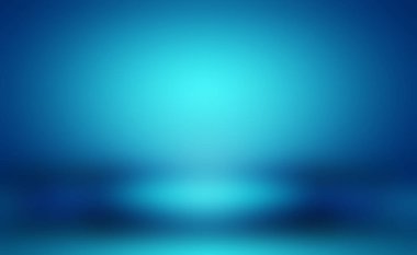 Soyut Lüks Derece Mavi arka plan. Siyah vignette Stüdyo Sancağıyla Pürüzsüz Koyu Mavi