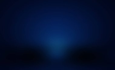 Soyut Lüks Derece Mavi arka plan. Siyah vignette Stüdyo Sancağıyla Pürüzsüz Koyu Mavi