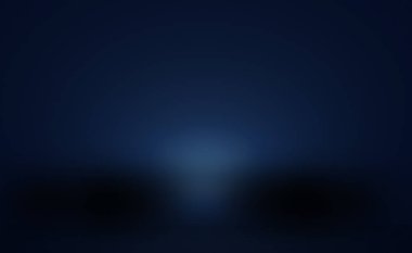 Soyut Lüks Derece Mavi arka plan. Siyah vignette Stüdyo Sancağıyla Pürüzsüz Koyu Mavi