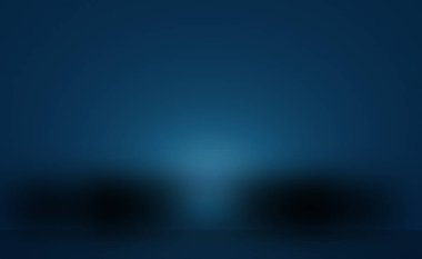 Soyut Lüks Derece Mavi arka plan. Siyah vignette Stüdyo Sancağıyla Pürüzsüz Koyu Mavi