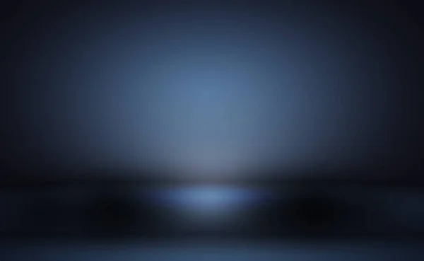 Аннотация Luxury Gradient Blue Background Гладкий Темно Синий Черным Баннером — стоковое фото