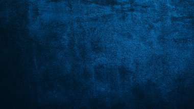 Blue designed grunge concrete texture. Vintage background with space for text or image.