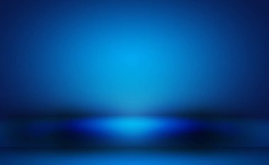 Soyut Lüks Derece Mavi arka plan. Siyah vignette Stüdyo Sancağıyla Pürüzsüz Koyu Mavi