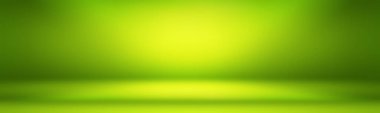 Lüks düz yeşil gradyan soyut stüdyo arkaplan boş oda metin ve resim için yer.