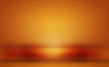 Soyut Lüks Altın Gradyan Stüdyo Duvarı. Arka plan, düzen, afiş ve ürün sunumu olarak kullanılabilir.