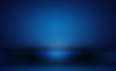 Soyut Lüks Derece Mavi arka plan. Siyah vignette Stüdyo Sancağıyla Pürüzsüz Koyu Mavi