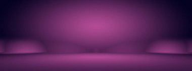 Stüdyo Arkaplan Konsepti - ürün için soyut boş ışık gradyanı mor stüdyo odası arka planı
