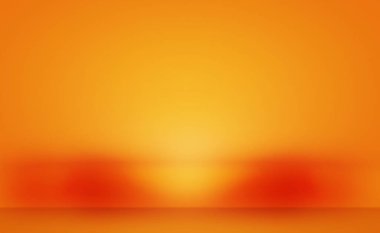 Soyut Lüks Altın Gradyan Stüdyo Duvarı. Arka plan, düzen, afiş ve ürün sunumu olarak kullanılabilir.