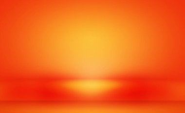 Soyut Turuncu arkaplan tasarımı, stüdyo, oda, web şablonu, düz daire eğimli iş raporu