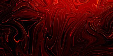 Mermer efektli, yaratıcı, soyut, karışık mercan rengi boya, panorama.