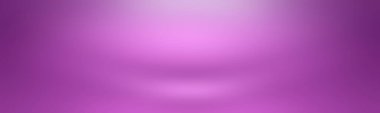 Stüdyo Arkaplan Konsepti - ürün için soyut boş ışık gradyanı mor stüdyo odası arka planı. Düz Stüdyo arkaplanı