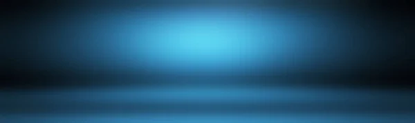 Rezumat Gradient Lux Fundal Albastru Smooth Albastru Închis Banner Studio — Fotografie, imagine de stoc