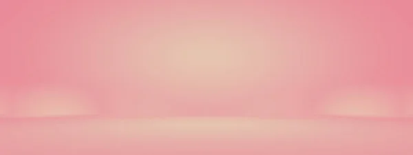 空的光洁粉色工作室背景 用作产品展示 模板的蒙太奇风格 — 图库照片