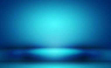 Soyut Lüks Derece Mavi arka plan. Siyah vignette Stüdyo Sancağıyla Pürüzsüz Koyu Mavi