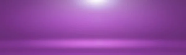 Studio Background Concept Abstrato Vazio Luz Gradiente Roxo Estúdio Quarto — Fotografia de Stock