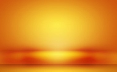 Soyut Lüks Altın Gradyan Stüdyo Duvarı. Arka plan, düzen, afiş ve ürün sunumu olarak kullanılabilir.