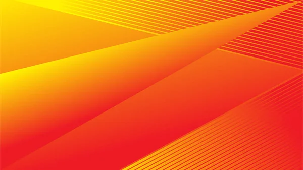 Fond Abstrait Triangles Motif Ligne Dégradé Couleur Orange Enveloppement — Image vectorielle