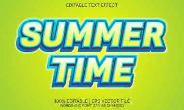 Yeşil renkli yazlık metin efekti